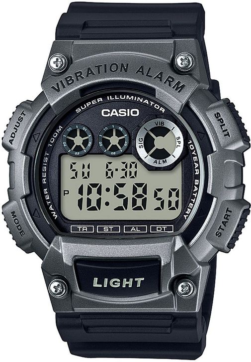 Men's Casio Digital Sports Vibration Alarm Watch W735H1A3