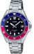 Men's Casio Diver's Style Black Dial Stainless Steel Watch MDV10D-1A3