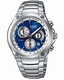 Men's Casio Edifice Blue Dial Chronograph Stainless steel Band Watch EF507D EF-507D-2A