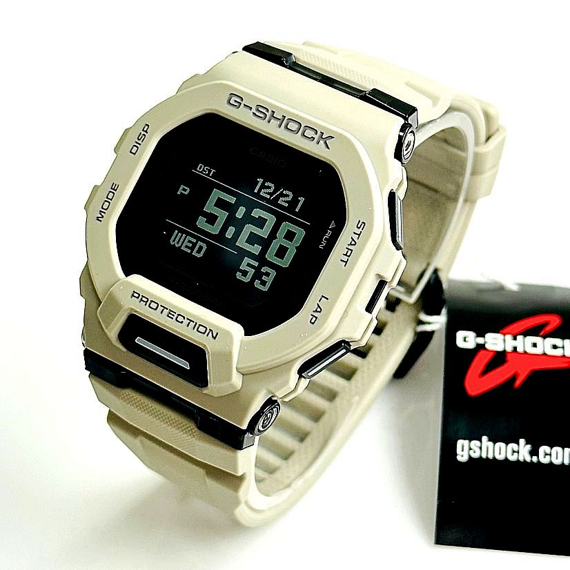Men's Casio GSHOCK Mobile Link Analog Digital White Watch GBD200UU9