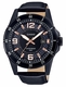Men's Casio Genuine Leather Band Watch MTP1291BL MTP-1291BL-1A1