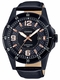 Men's Casio Genuine Leather Band Watch MTP1291BL MTP-1291BL-1A2