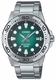Men's Casio Green Dial Stainless Steel Band Watch MTD140D MTD-140D-3A