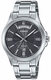 Men's Casio Grey Dial Stainless Steel Band Watch MTP1381D MTP-1381D-8A