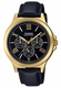 Men's Casio Leather Band Watch MTPV300GL MTP-V300GL-1A
