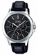 Men's Casio Leather Band Watch MTPV300L MTP-V300L-1A