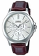 Men's Casio Leather Band Watch MTPV300L MTP-V300L-7A
