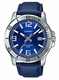 Men's Casio Leather Band Watch MTPVD01L MTP-VD01L-2B