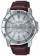 Men's Casio Leather Band Watch MTPVD01L MTP-VD01L-7C