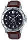 Men's Casio Leather Band Watch MTPVD300L MTP-VD300L-1E