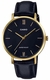 Men's Casio Leather Band Watch MTPVT01GL MTP-VT01GL-1B2