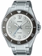 Men's Casio Silver Dial 200M Dive Stainless steel Band Watch MDV107D MDV-107D-7A