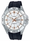 Men's Casio Silver Dial Resin Band Watch MTD1085 MTD-1085-7A