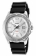 Men's Casio Silver Dial Rubber Band Watch MTD1074 MTD-1074-7A