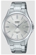 Men's Casio Silver Dial Sapphire Crystal Stainless Steel Band, One-touch 3-fold Clasp Band Watch MTS115D MTS-115D-7A