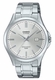 Men's Casio Silver Dial Sapphire Crystal Stainless steel Band Watch MTS100D MTS-100D-7A