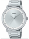 Men's Casio Silver Dial Stainless Steel Band One-touch 3-fold Clasp Band Watch MTPB115D MTP-B115D-7E