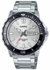 Men's Casio Silver Dial Stainless Steel Band Watch MTD125D MTD-125D-7A