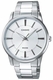 Men's Casio Silver Dial Stainless Steel Band Watch MTP1303D MTP-1303D-7AV