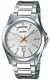 Men's Casio Silver Dial Stainless Steel Band Watch MTP1370D MTP-1370D-7A2V
