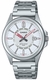 Men's Casio Stainless Steel Band, One-touch 3-fold Clasp Band Watch MTPE700D MTP-E700D-7E