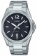 Men's Casio Stainless Steel Band, One-touch 3-fold Clasp Band Watch MTPE725D MTP-E725D-1AV