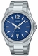 Men's Casio Stainless Steel Band, One-touch 3-fold Clasp Band Watch MTPE725D MTP-E725D-2AV