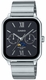 Men's Casio Stainless Steel Band, One-touch 3-fold Clasp Band Watch MTPM305D MTP-M305D-1A2