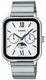 Men's Casio Stainless Steel Band, One-touch 3-fold Clasp Band Watch MTPM305D MTP-M305D-7A