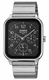Men's Casio Stainless Steel Band, One-touch 3-fold Clasp Band Watch MTPM306D MTP-M306D-1A