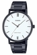 Men's Casio Stainless Steel Band, Triple-fold Clasp Band Watch MTPVT01B MTP-VT01B-7B