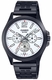 Men's Casio Stainless Steel Band Watch MTPE350B MTP-E350B-7B