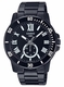 Men's Casio Stainless Steel Band Watch MTPVD200B MTP-VD200B-1B
