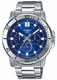 Men's Casio Stainless Steel Band Watch MTPVD300D MTP-VD300D-2E