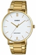 Men's Casio Stainless Steel Band Watch MTPVT01G MTP-VT01G-7B