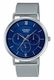 Men's Casio Stainless Steel Mesh Band, Adjustable Clasp Band Watch MTPB300M MTP-B300M-2A