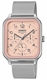 Men's Casio Stainless Steel Mesh Band, Adjustable Clasp Band Watch MTPM306M MTP-M306M-4A