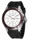 Men's Casio White Dial Silicone Band Watch MTP1327 MTP-1327-7A2