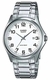 Men's Casio White Dial Stainless Steel Band Watch MTP1183A MTP-1183A-7B