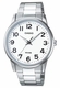 Men's Casio White Dial Stainless Steel Band Watch MTP1303D MTP-1303D-7BV