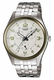 Men's Casio White Dial Stainless Steel Band Watch MTP1352D MTP-1352D-8B2
