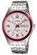 Men's Casio White Dial Stainless Steel Band Watch MTP1354D MTP-1354D-8B2