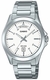 Men's Casio White Dial Stainless Steel Band Watch MTP1370D MTP-1370D-7A3