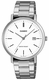 Men's Casio White Dial Stainless Steel Band Watch MTPVT05D MTP-VT05D-7E