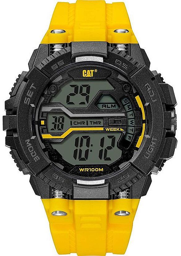Men's CAT Caterpillar Bolt Digital Sports Chronograph Watch OA16727141
