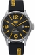 Men's CAT Caterpillar Diam Black Rubber Strap Watch QB14127137