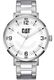 Men's CAT Caterpillar Ellipse Silver Stainless Steel Bracelet Watch NQ14011231
