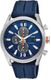Men's Citizen Check This Out Chronograph Blue Rubber Strap Watch CA0661-01L