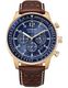 Men's Citizen Eco-Drive Chronograph Sports Gold Tone Watch CA4503-18L