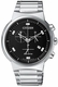 Men's Citizen Eco-Drive Steel Chronograph Watch AT2400-81E